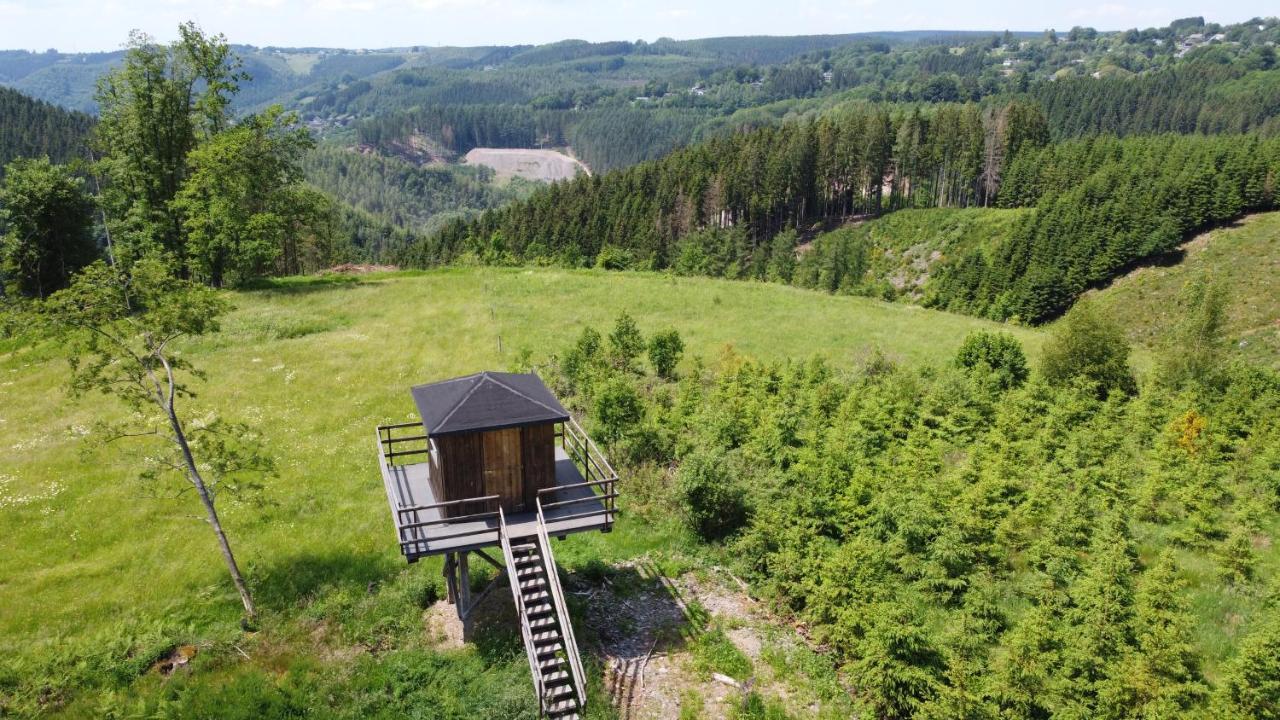 Le Gagnage 31 Pers- Malmedy, Rustique, Vue, Wellness Villa Buitenkant foto
