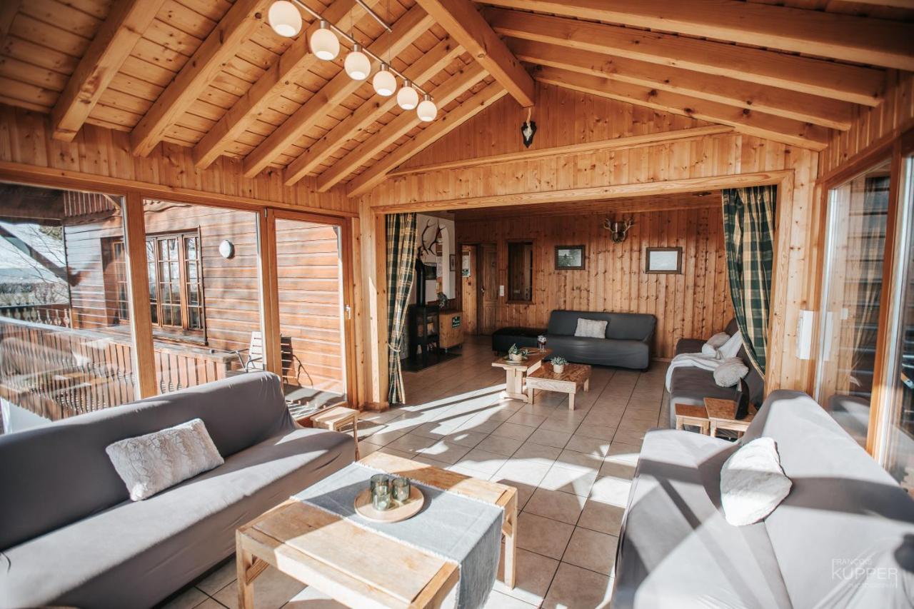Le Gagnage 31 Pers- Malmedy, Rustique, Vue, Wellness Villa Buitenkant foto