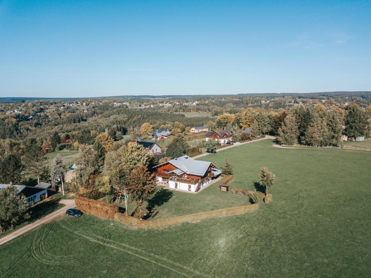 Le Gagnage 31 Pers- Malmedy, Rustique, Vue, Wellness Villa Buitenkant foto