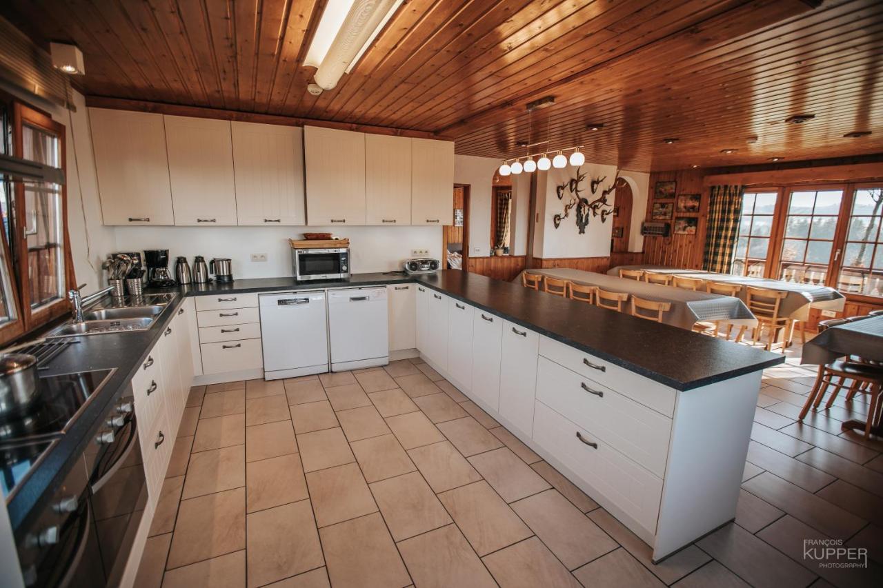 Le Gagnage 31 Pers- Malmedy, Rustique, Vue, Wellness Villa Buitenkant foto