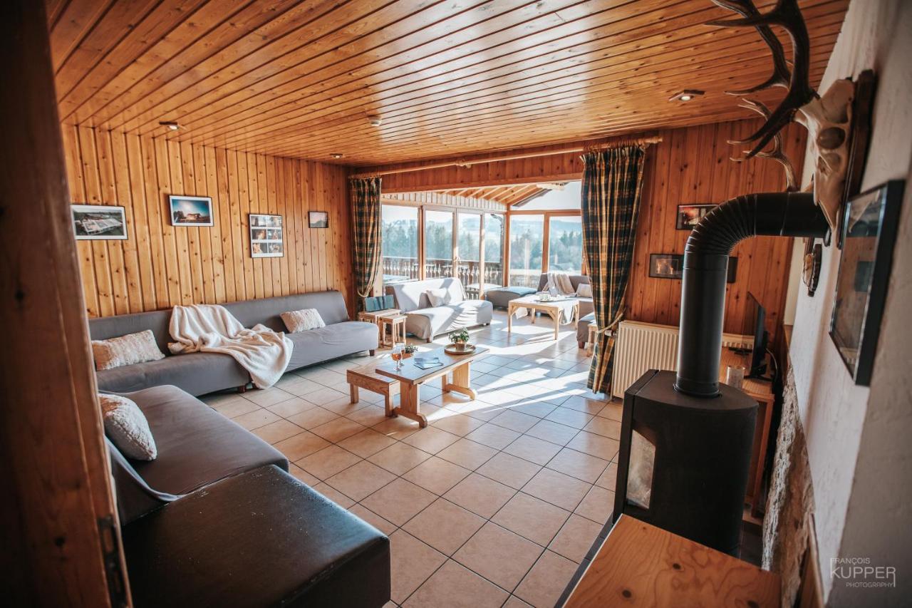 Le Gagnage 31 Pers- Malmedy, Rustique, Vue, Wellness Villa Buitenkant foto