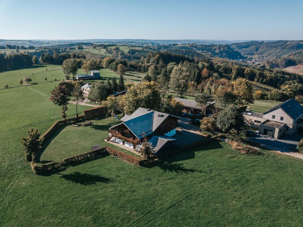 Le Gagnage 31 Pers- Malmedy, Rustique, Vue, Wellness Villa Buitenkant foto